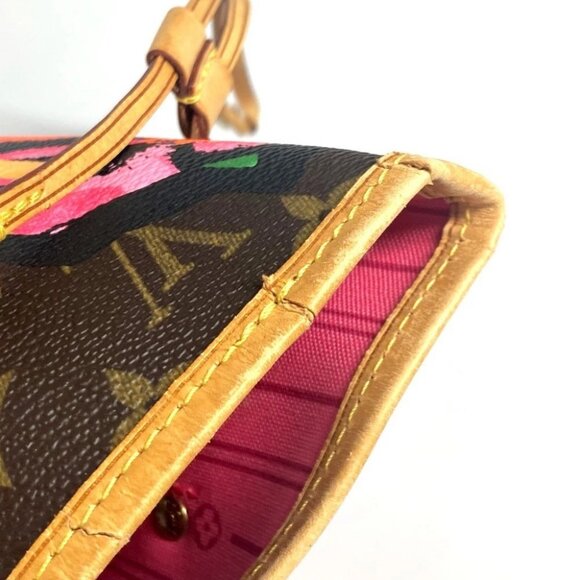 LOUIS VUITTON M48613 Monogram Rose Neverfull MM Shoulder Bag Tote Bag - Picture 7 of 16